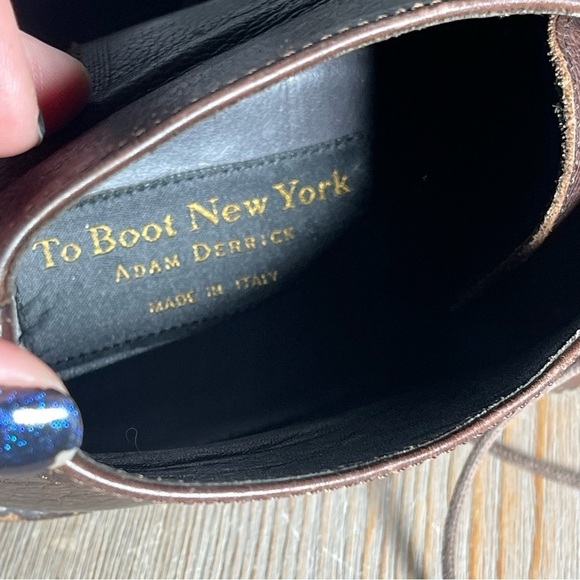 To Boot New York Adam Derrick Brown Leather Chukka Boots Men’s Size 8.5 main image 9